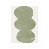 GREEN WATERCOLOR SHAPES NO.2 (Print Only) thumbnail