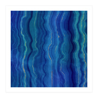 Blue Agate Texture 09 (Print Only)