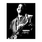 Cannonball Adderley American Jazz Saxophonist in Grayscale (Print Only) thumbnail
