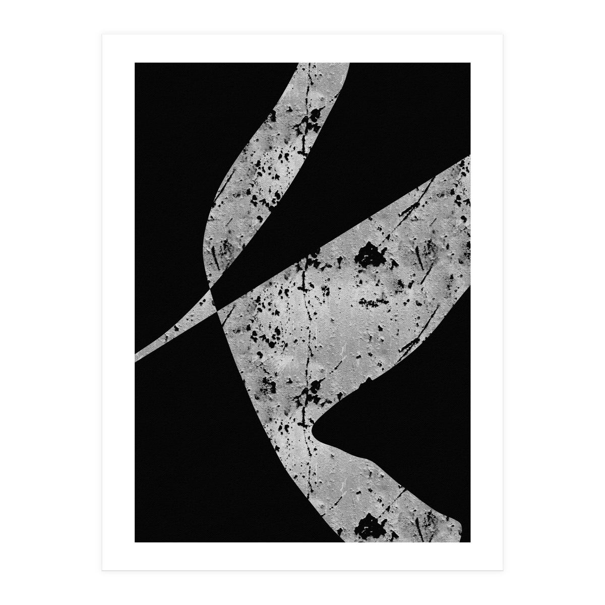 Black and White Abstract (Print Only)