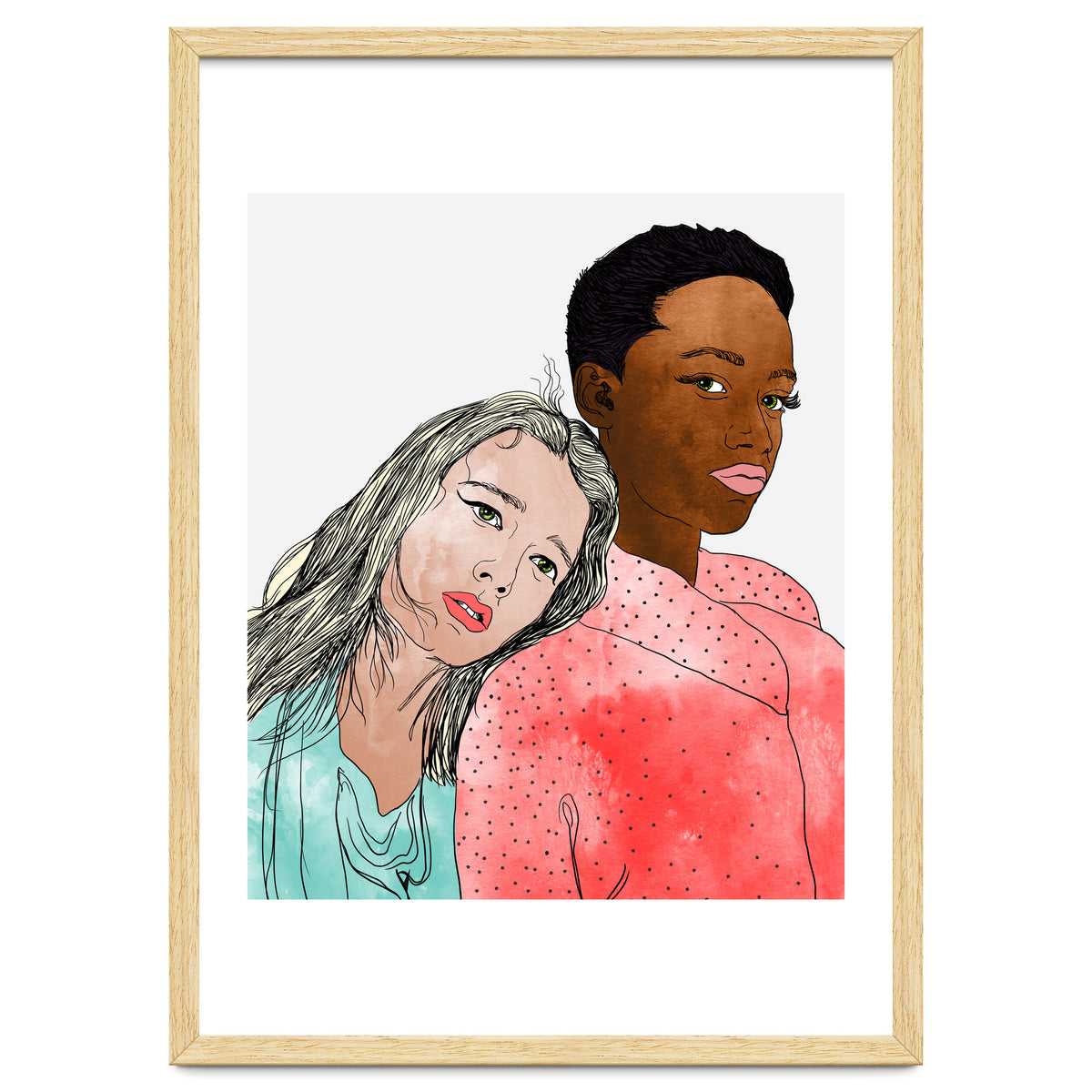 Egalitarism | Equality Anti-racism Feminism Multiculturism | Individuality Watercolor