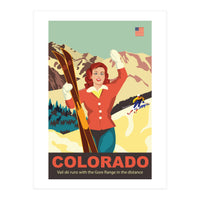 Colorado Ski Girl (Print Only)