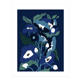 Garden Flowers at night (Print Only) thumbnail