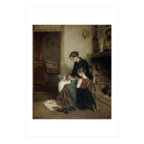 The Evening Prayer. Dating: 1857. Measurements: h 46.5 cm × w 38.5 cm; d 6.4 cm. (Print Only) thumbnail