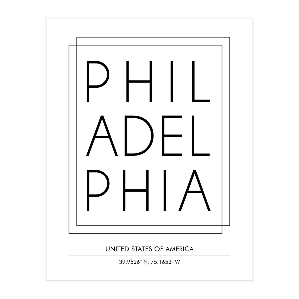 Philadelphia (Print Only)