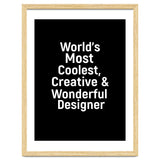 World's most coolest, creative and wonderful designer thumbnail