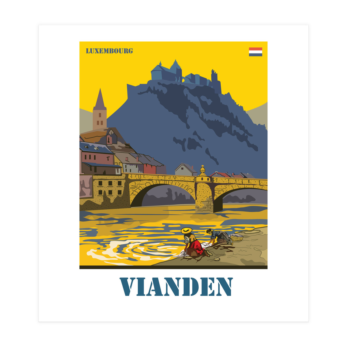 Vianden Luxembourg (Print Only)