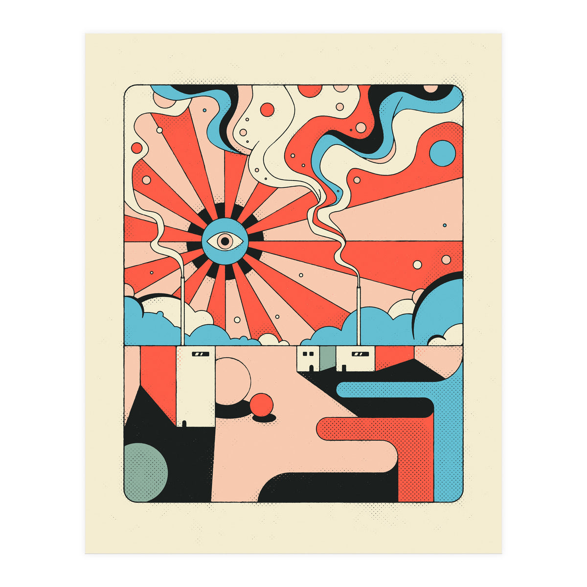 PSYCHEDELIC SUNRISE (Print Only)