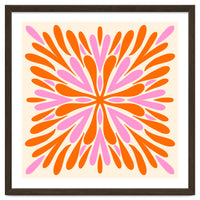 Symmetry Petals - pink and orange