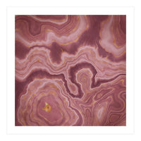 Pink Agate Texture 04  (Print Only)