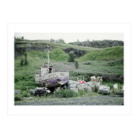 Abandoned Boat - Iceland (Print Only)