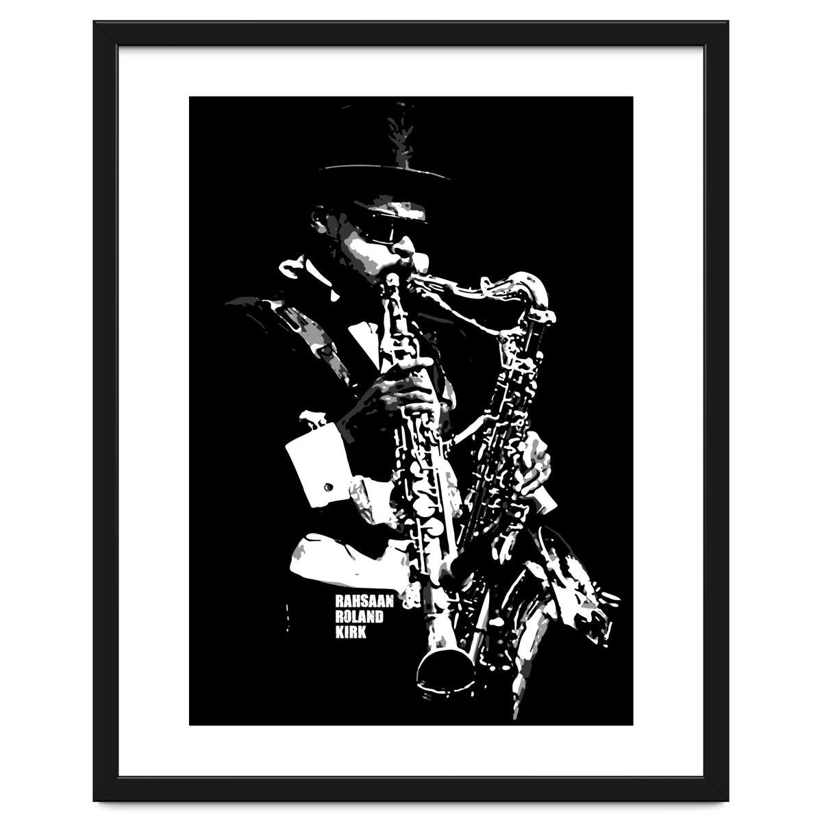 Rahsaan Roland Kirk American Jazz Multi-Instrumentalist