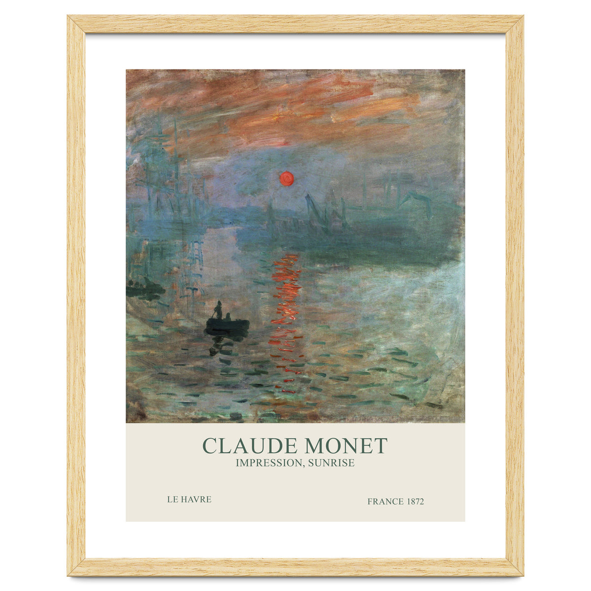 Claude Monet - Impression, Sunrise