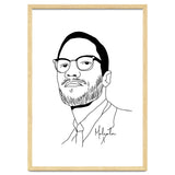 Malcolm X Illustration thumbnail