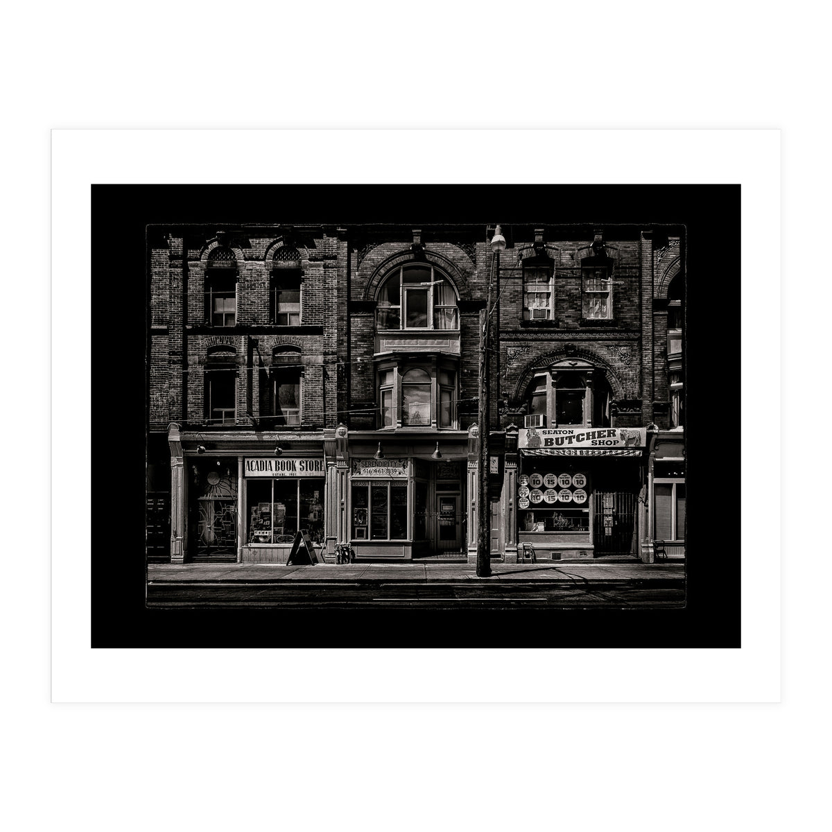 Books and Breaks and Butchers No 1 with Border (Print Only)