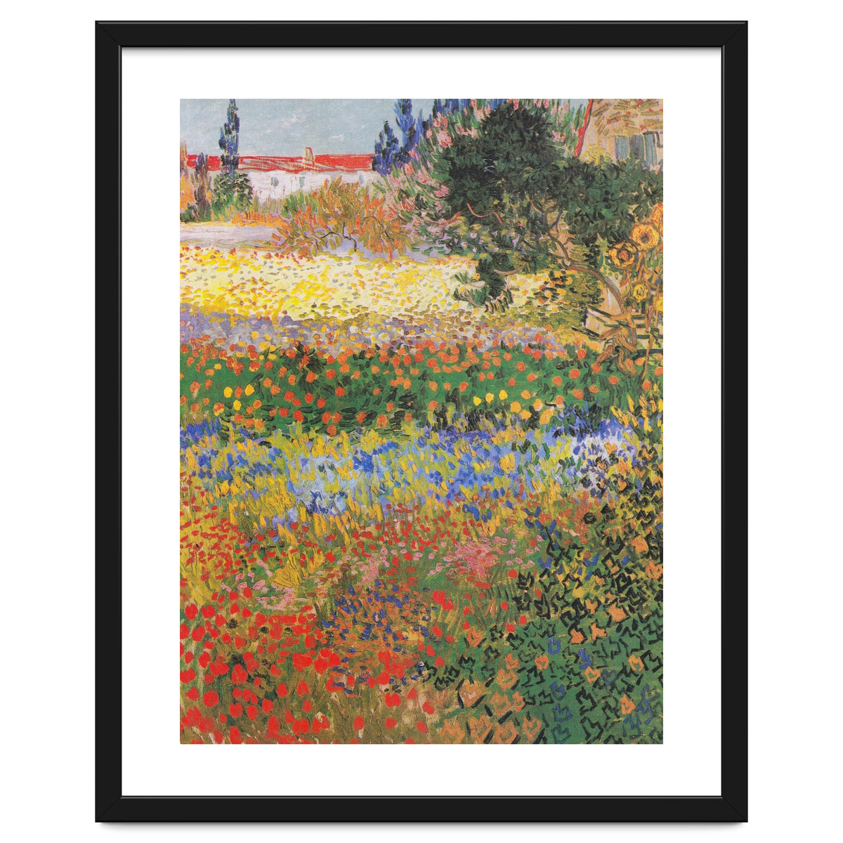 Vincent van Gogh – Flowering Garden – Classic Floral Masterpiece