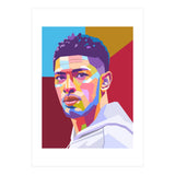 Jude Bellingham pop art portrait (Print Only) thumbnail