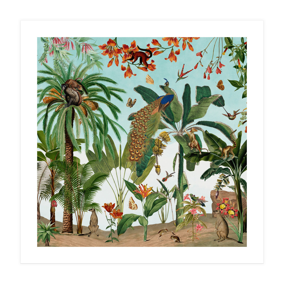 Vintage Tropical Adventure  (Print Only)