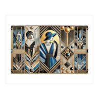 Jazz Age Sophistication In Art Deco (Print Only)