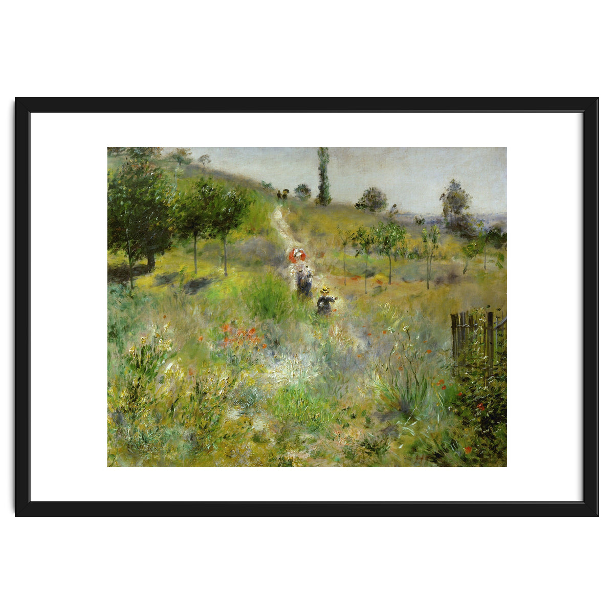 Chemin montant dans les hautes herbes. Oil on canvas (around 1875) 60 x 74 cm R. F. 2581.