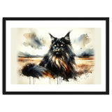 Mystical Black Cat In The Wild thumbnail