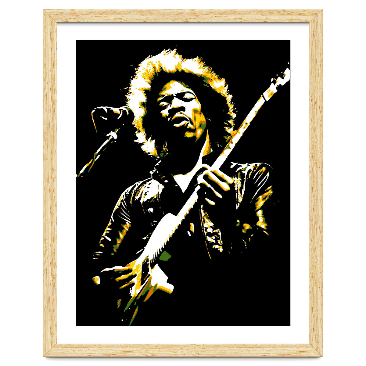 Jimi Hendrix in Pop Art