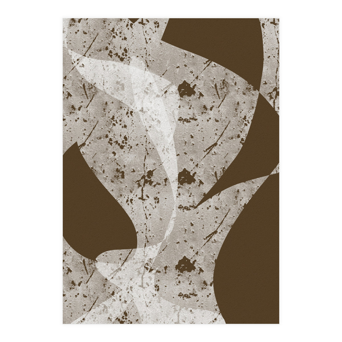 Abstract White Scratch (Print Only)