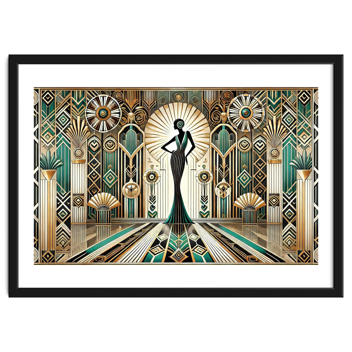 Art Deco Glamour Woman