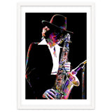 Gato Barbieri  Argentine Jazz Saxophonist Colorful Art thumbnail