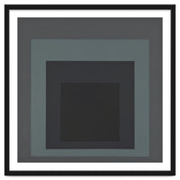 JOSEF ALBERS - HOMAGE TO THE SQUARE BLACK GREY
