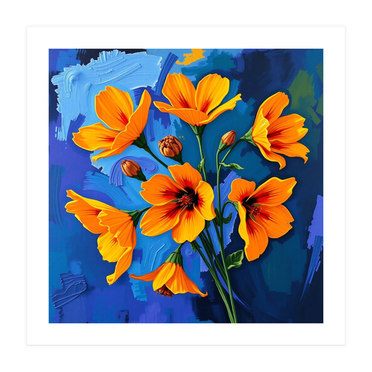 Elegant Flowers (Print Only)