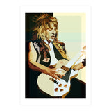 Randy Rhoads Metal Guitarist Retro Illustration (Print Only) thumbnail