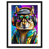 A Chipmunk In Headphones And Glasses thumbnail