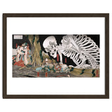 Utagawa Kuniyoshi – Mitsukuni Defying the Skeleton Specter (1910) | Dramatic Japanese Ukiyo-e Masterpiece thumbnail