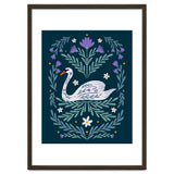 Swan Purple And Teal thumbnail