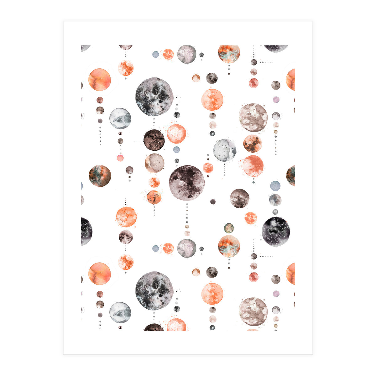 Space Full Moons (Print Only)