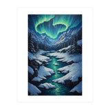 Ethereal Northern Lights: Arctic Winter Valley (Print Only) thumbnail