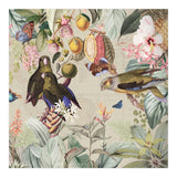 Colorful Parrots And Butterflies In Flower And Fruit Tropical Jungle (Print Only) thumbnail