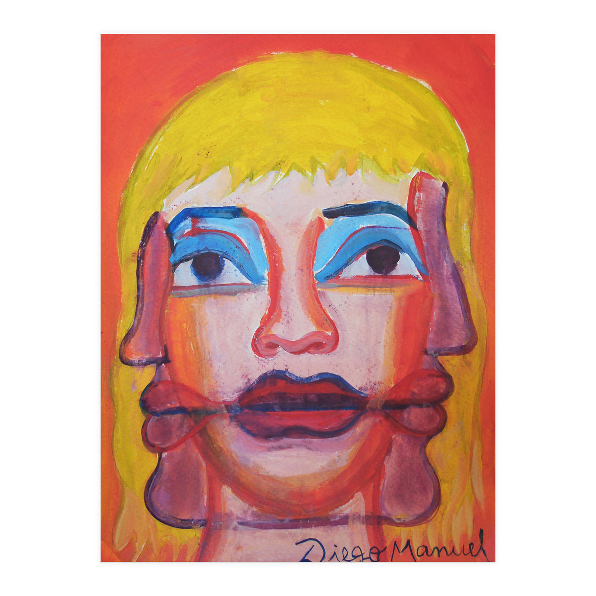 Cabeza De Mujer 2 (Print Only)