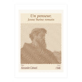 Un Penseur, Jeune Moine Romain – Alexandre Cabanel (1848) (Print Only) thumbnail