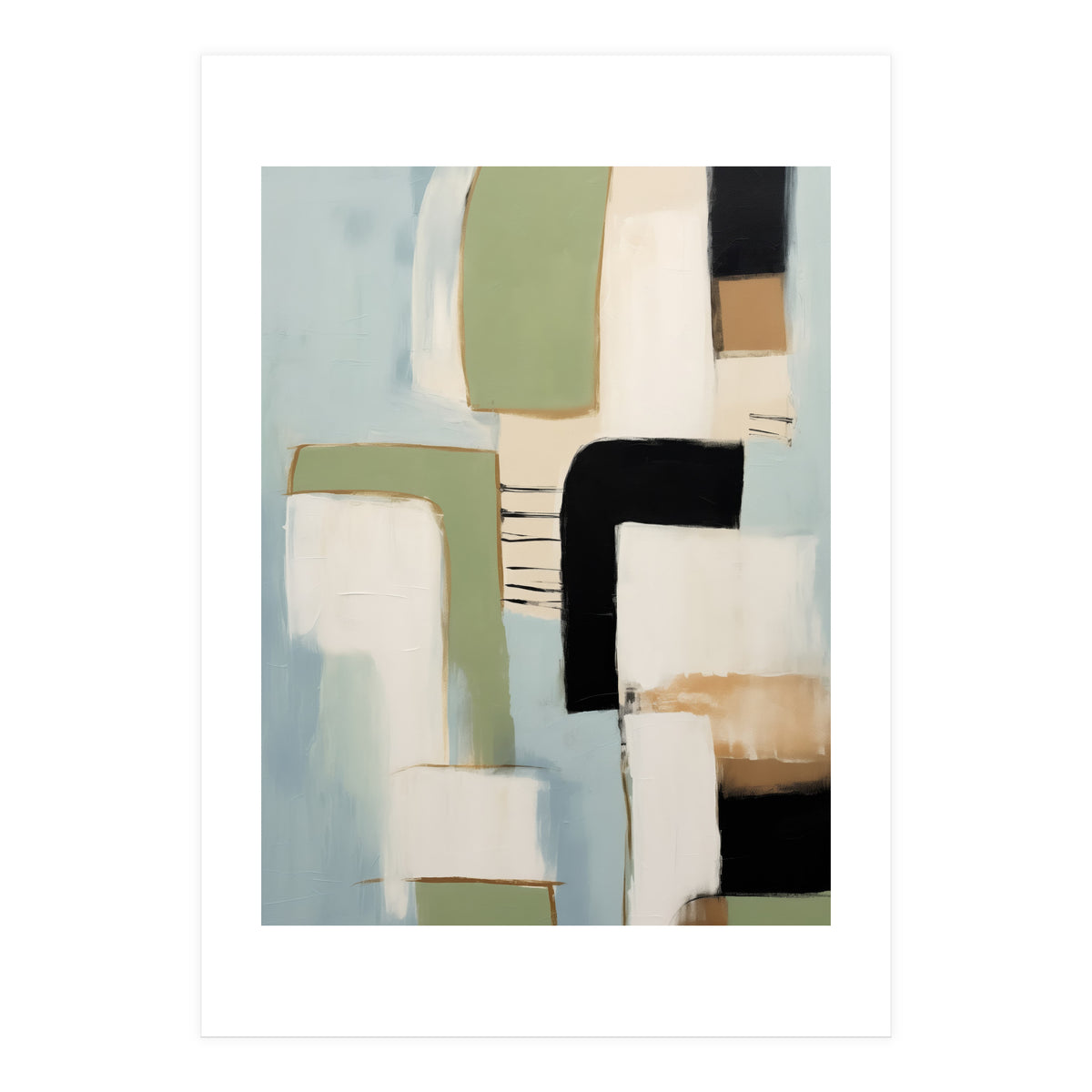 Modern Block Study 1 (Print Only)