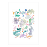 Abstract Watercolor Summer Flowers II (Print Only) thumbnail