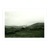 Tank in the grassland - Iceland (Print Only)