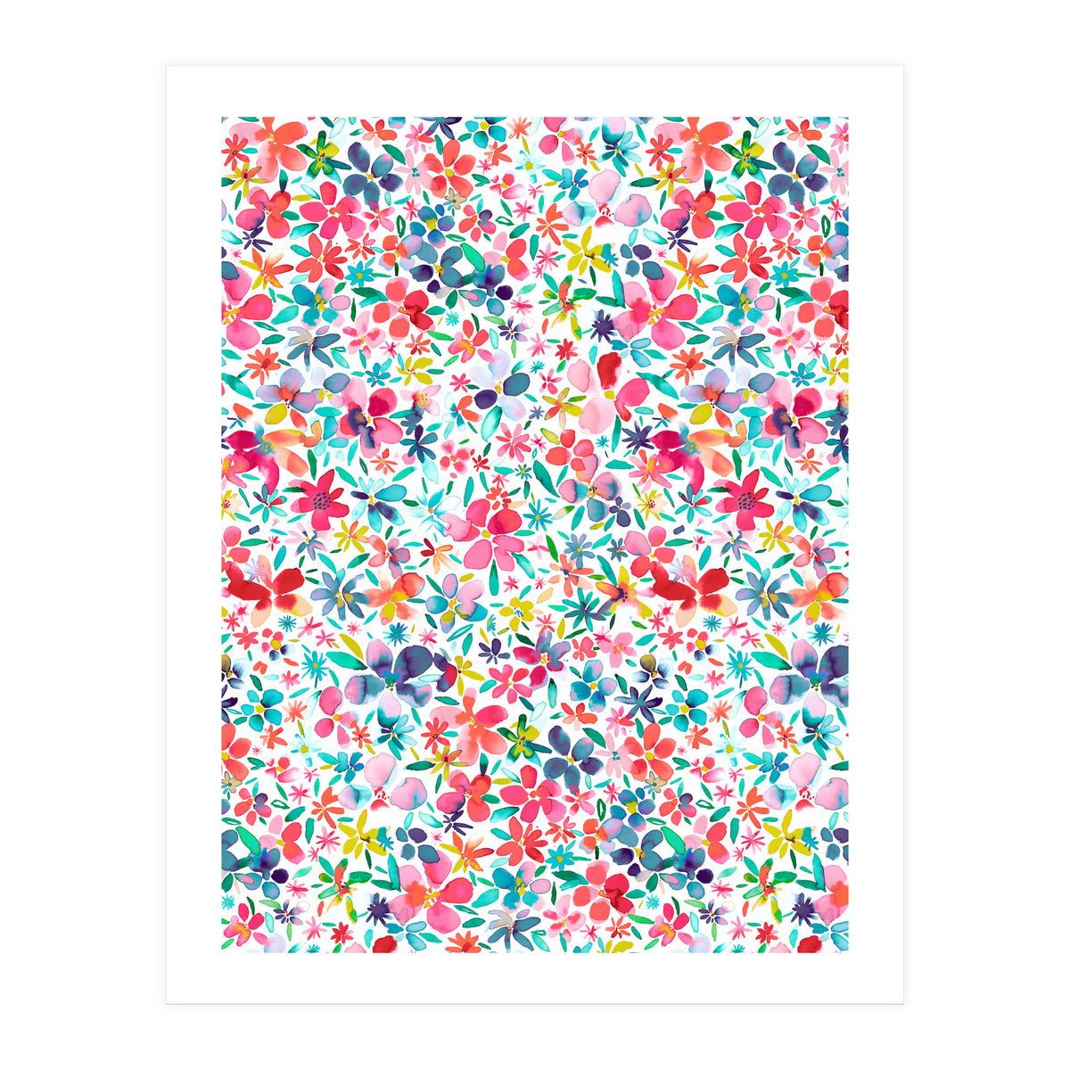 Colorful Flower Petals (Print Only)