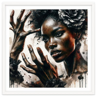 Noir Flamenco Hands Portrait