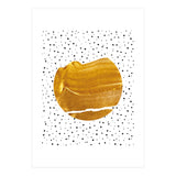 Stay Gold | Abstract Geometric Painting | Polka Dots Quirky Eclectic | Modern Boho Luxe (Print Only) thumbnail