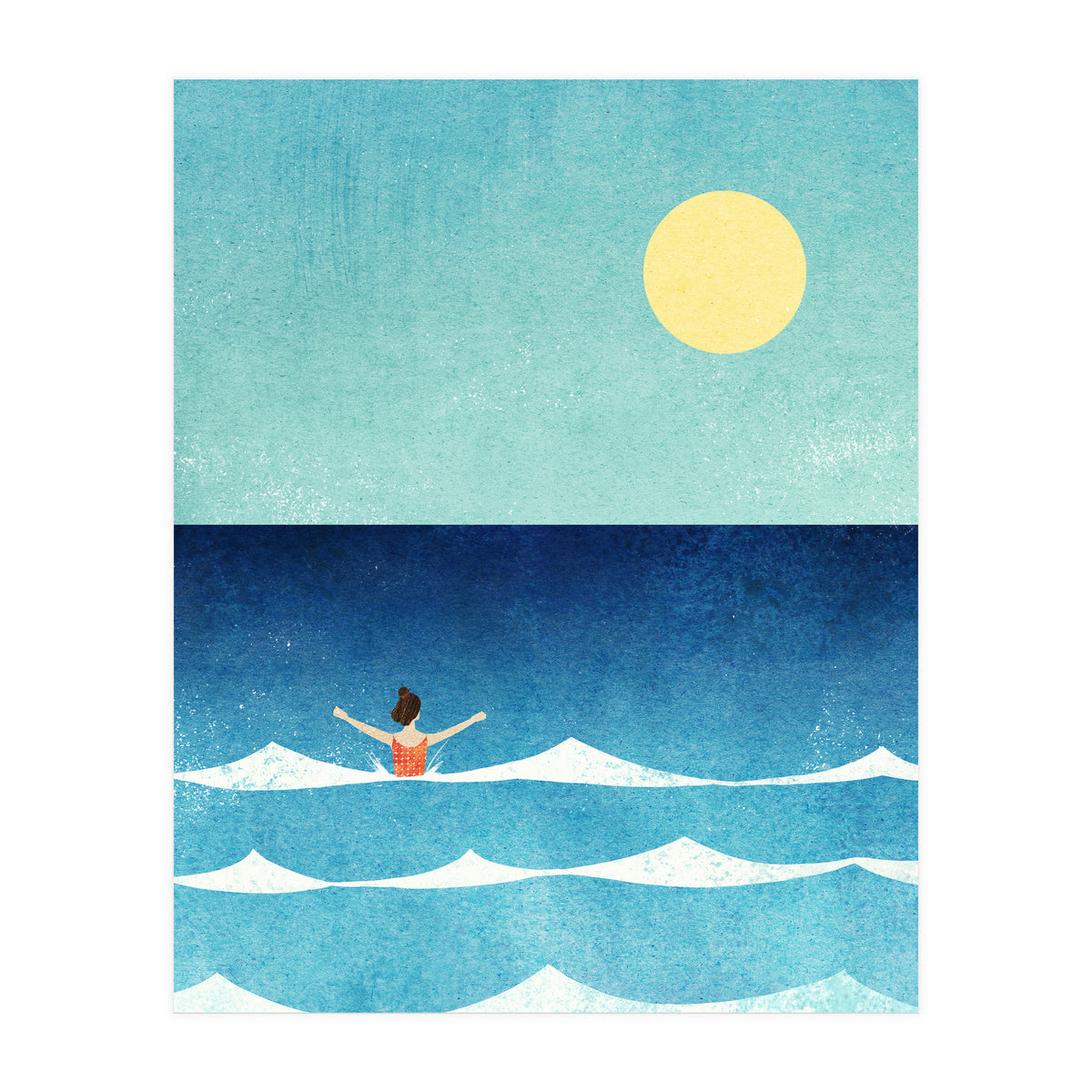 Sea Swim (Print Only)
