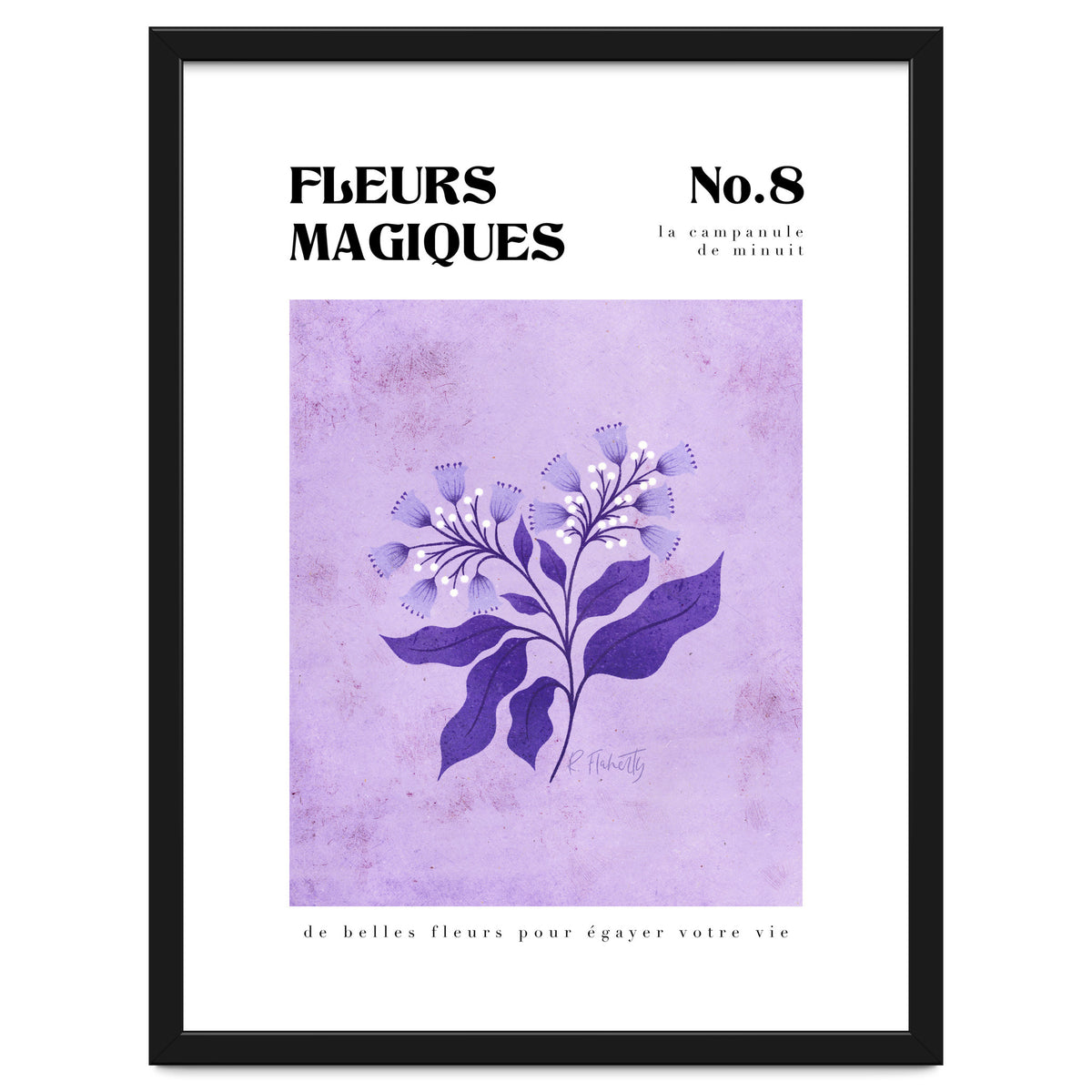 Magical Flowers No.8 Midnight Bellflowers
