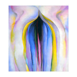 Georgia O’Keeffe – Grey Line with Black, Blue and Yellow (1923) | Elegant Abstract Modernist Composition with Bold Color Contrast (Print Only) thumbnail