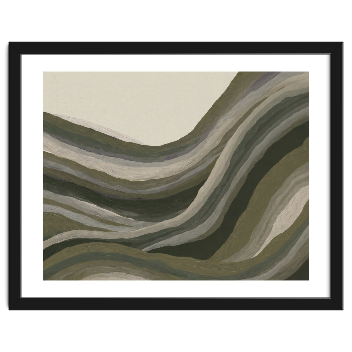 Moody Abstract Hills